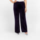 Yoek Velour Trousers Purple 