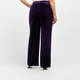 Yoek Velour Trousers Purple 