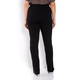 YOEK BLACK TROUSERS WITH GOLD SIDE BUTTONS