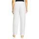 Yoek Pull on Linen Trousers White