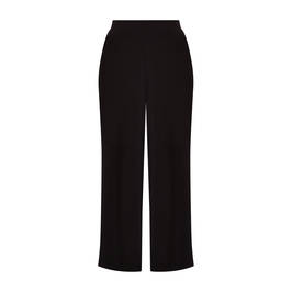 Yoek Wide Leg Jersey Pull On Trouser Black - Plus Size Collection