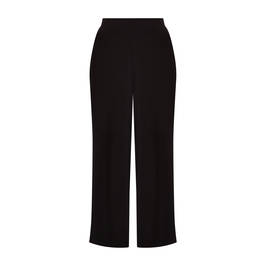 Yoek Wide Leg Jersey Pull On Trouser Black - Plus Size Collection