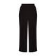 Yoek Wide Leg Jersey Pull On Trouser Black