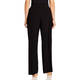 Yoek Wide Leg Jersey Pull On Trouser Black