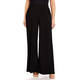 Yoek Wide Leg Jersey Pull On Trouser Black