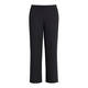 YOEK WIDE LEG PULL-ON PINSTRIPE TROUSER BLACK