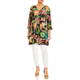 Yoek Leaf Print Shirt Multi-Colour 