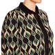 Yoek Geometric Print Tunic Jade