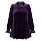 Yoek Velour Tunic Purple 