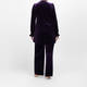 Yoek Velour Tunic Purple 