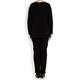 YOEK BLACK TUNIC WITH LARGE SEQUINS