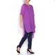 YOEK CHIFFON TUNIC WITH LONGER BACK 