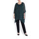 YOEK SNAKE PRINT EMBELLISHED TUNIC
