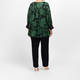 Yoek Devoree Floral Tunic Green