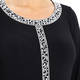 YOEK embellished black TUNIC