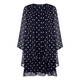 YOEK POLKA DOT CHIFFON TWINSET