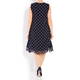 YOEK POLKA DOT CHIFFON TWINSET