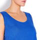 YOEK LINEN VEST COBALT
