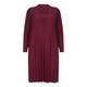 YOEK BORDEAUX A-LINE FLUID JERSEY DRESS & Coat