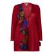 ZUZA-BART red multicolour appliqués CARDIGAN