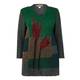 ZUZA-BART khaki floral patchwork SWEATER