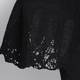 Z-Bart black textured felted wool shawl