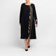 Alembika Jersey Dress Black and Tan