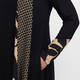 Alembika Jersey Dress Black and Tan