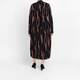 Alembika Abstract Print Dress Brown 