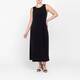 Alembika Black Jersey Midi Dress