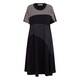 Alembika Striped Jersey Dress Black