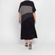 Alembika Striped Jersey Dress Black