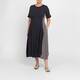 Alembika Striped Jersey Dress Black