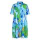 Karvinen Printed Cotton Dress Blue