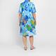Karvinen Printed Cotton Dress Blue