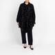 Alembika Long Jacket Spot Print Black