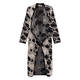 Alembika Long Webbed Jacket Black and Ivory