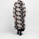 Alembika Long Webbed Jacket Black and Ivory