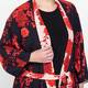 Alembika Kimono Jacket Floral Black