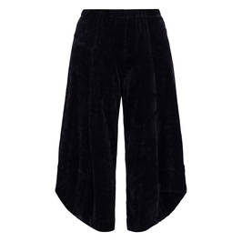 Alembika Velvet Balloon Trousers Black  - Plus Size Collection