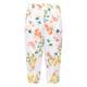 Alembika Cotton Tropical Flowers Trousers White