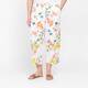 Alembika Cotton Tropical Flowers Trousers White