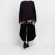 Alembika Velvet Insert Jersey Tunic Black