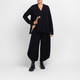Alembika V-Neck Velvet Insert Jersey Tunic Black