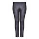 Beige eco leather and jersey black leggings