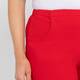 Beige Capri Trousers Red 