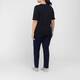 Beige Round Neck Cotton T-Shirt Black 