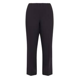 Beige Classic Regular Leg Pull On Trouser Black - Plus Size Collection