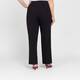 Beige Classic Regular Leg Pull On Trouser Black