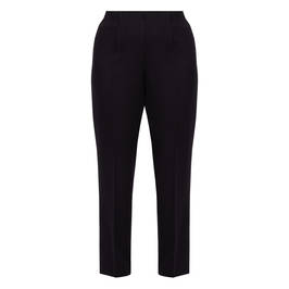Beige Pull On Trouser Black  - Plus Size Collection